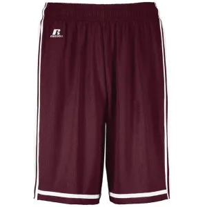 Maroon-White Legacy Basketball Shorts