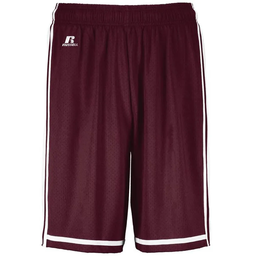 Maroon-White Legacy Basketball Shorts