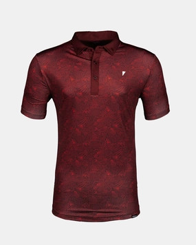 Maroon Ocean Spray Classic Polo FrictionResistant Fabric