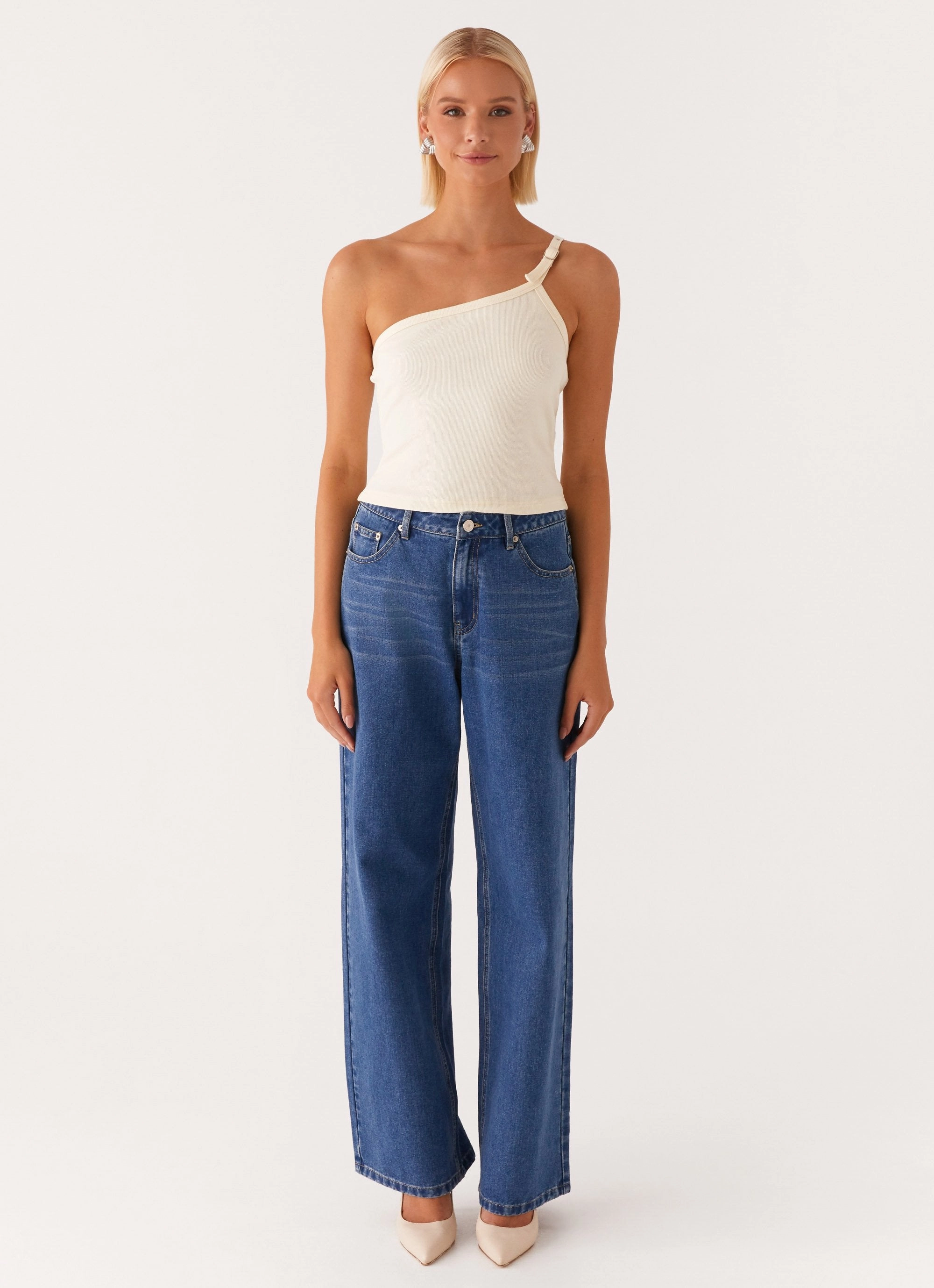 Quick Dry Performance Hypoallergenic Lining Mataya Buckle Top - Lemon