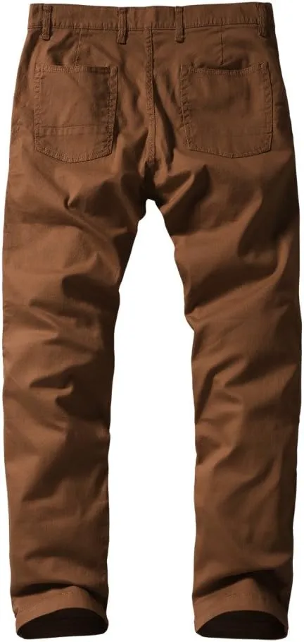 Match Men's Slim Tapered Stretchy Casual Pants #8105