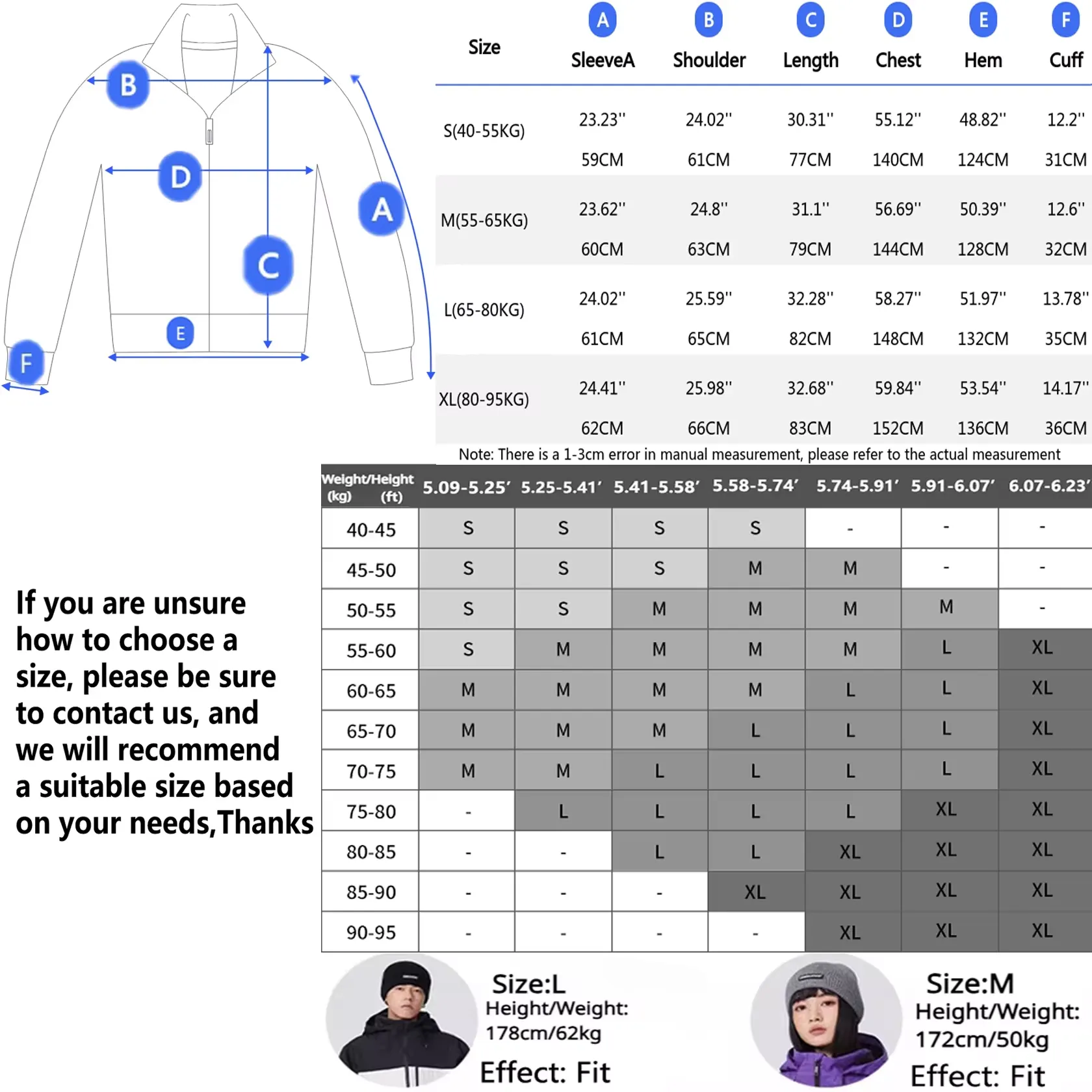 Matched Couple Ski & Snowboard Jacket 3L Pro Snow Coat