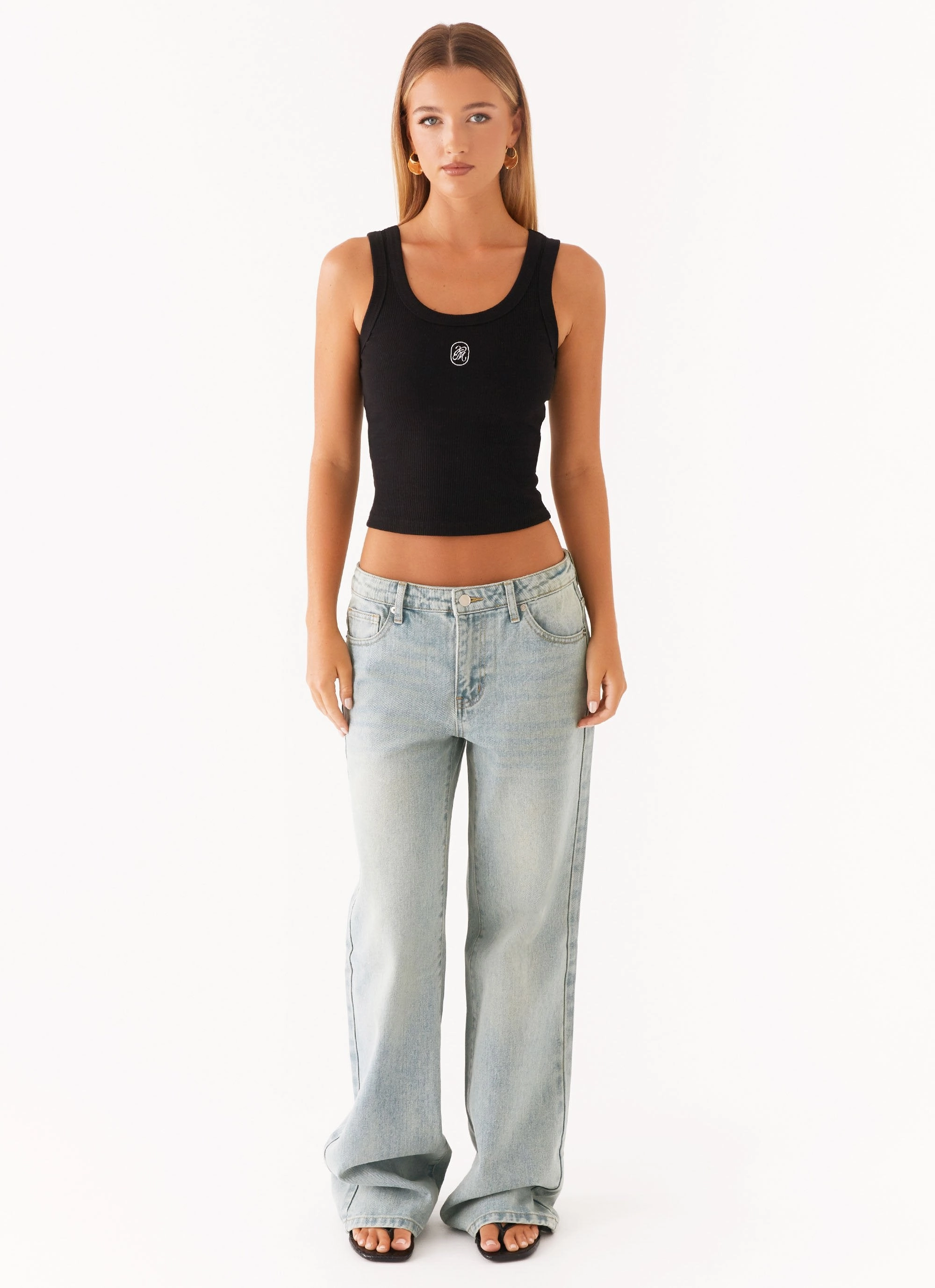 Matina Jean - Vintage Blue Body-Hugging Fit Relaxed Vibe