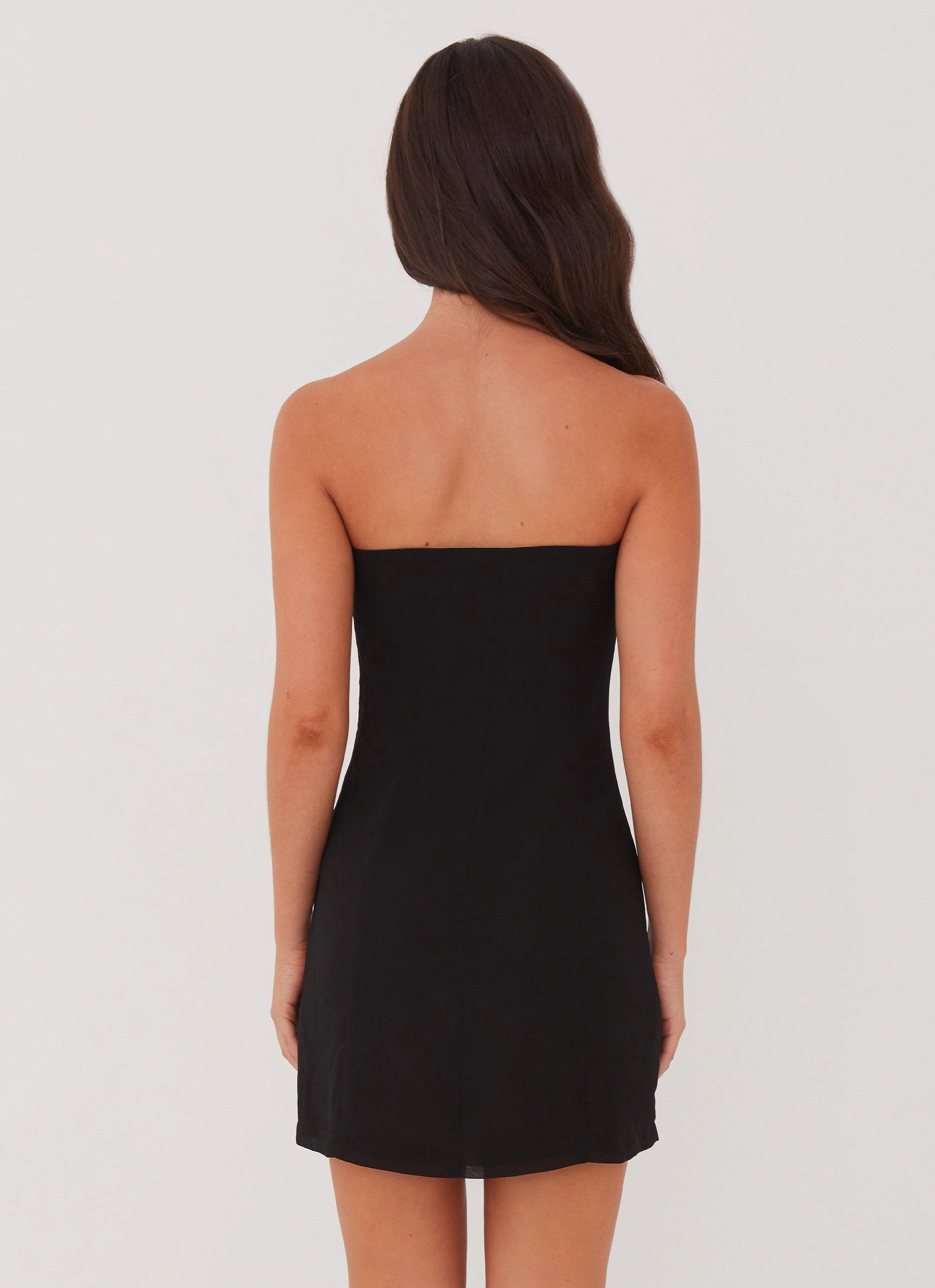 Cozy Energy Feminine Comfort Mckay Mini Dress - Black