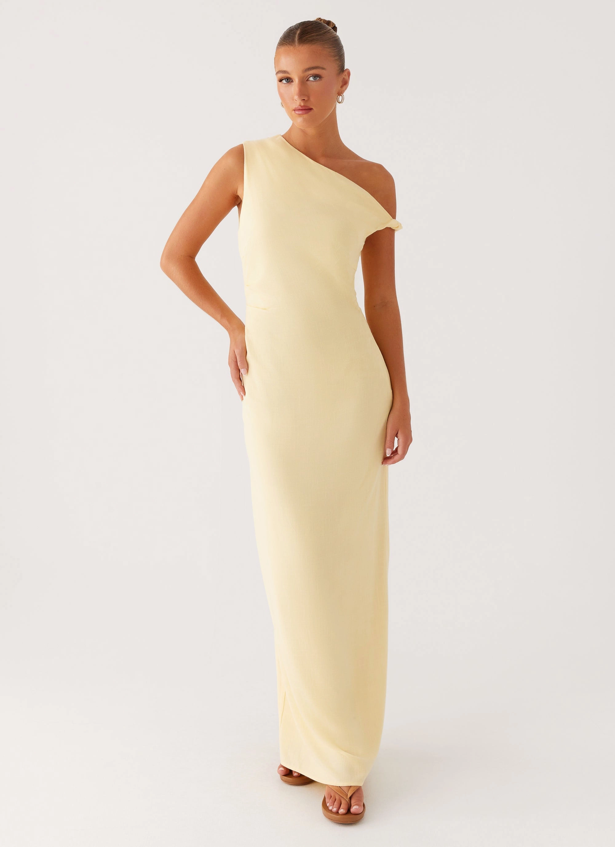 Mckenna Maxi Dress - Yellow Easy to Wear Happy Glow