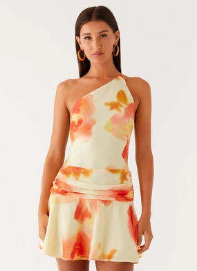Meah Backless Mini Dress - Mimosa Blossom Timeless Touch