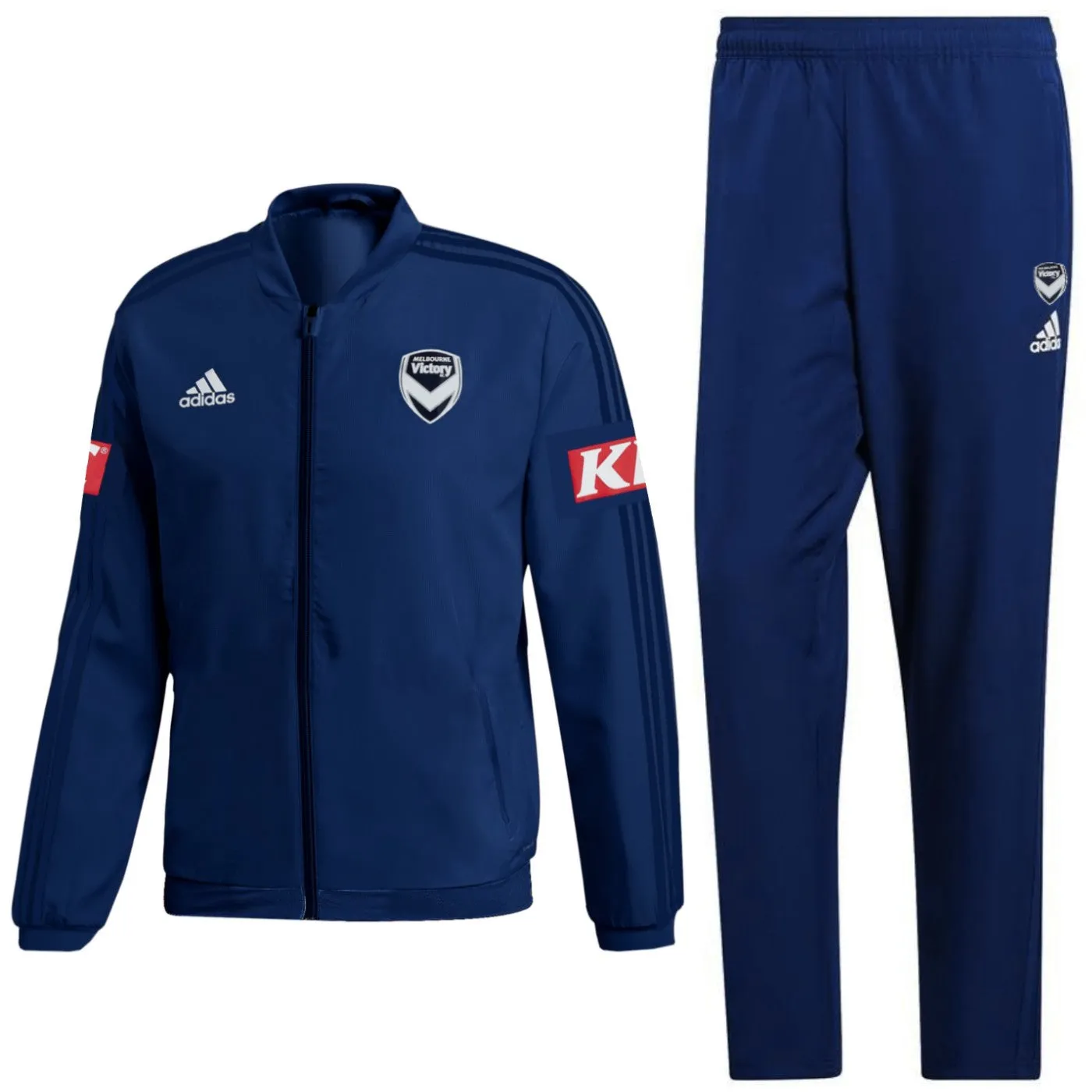 Melbourne Victory training presentation Soccer tracksuit 2020/21 - Adidas