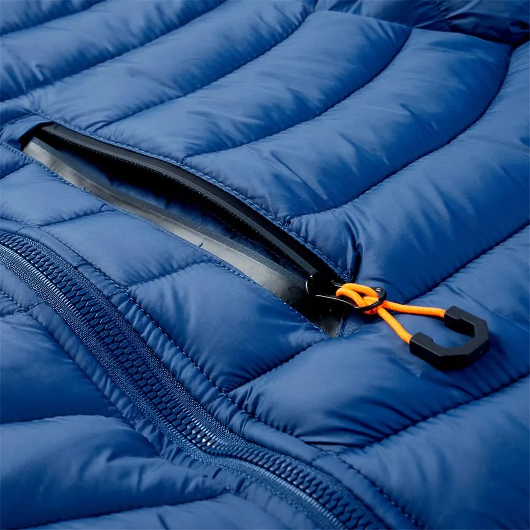 Men Winter Lightweight Coats Casual Large Size Track Hooded Jacket