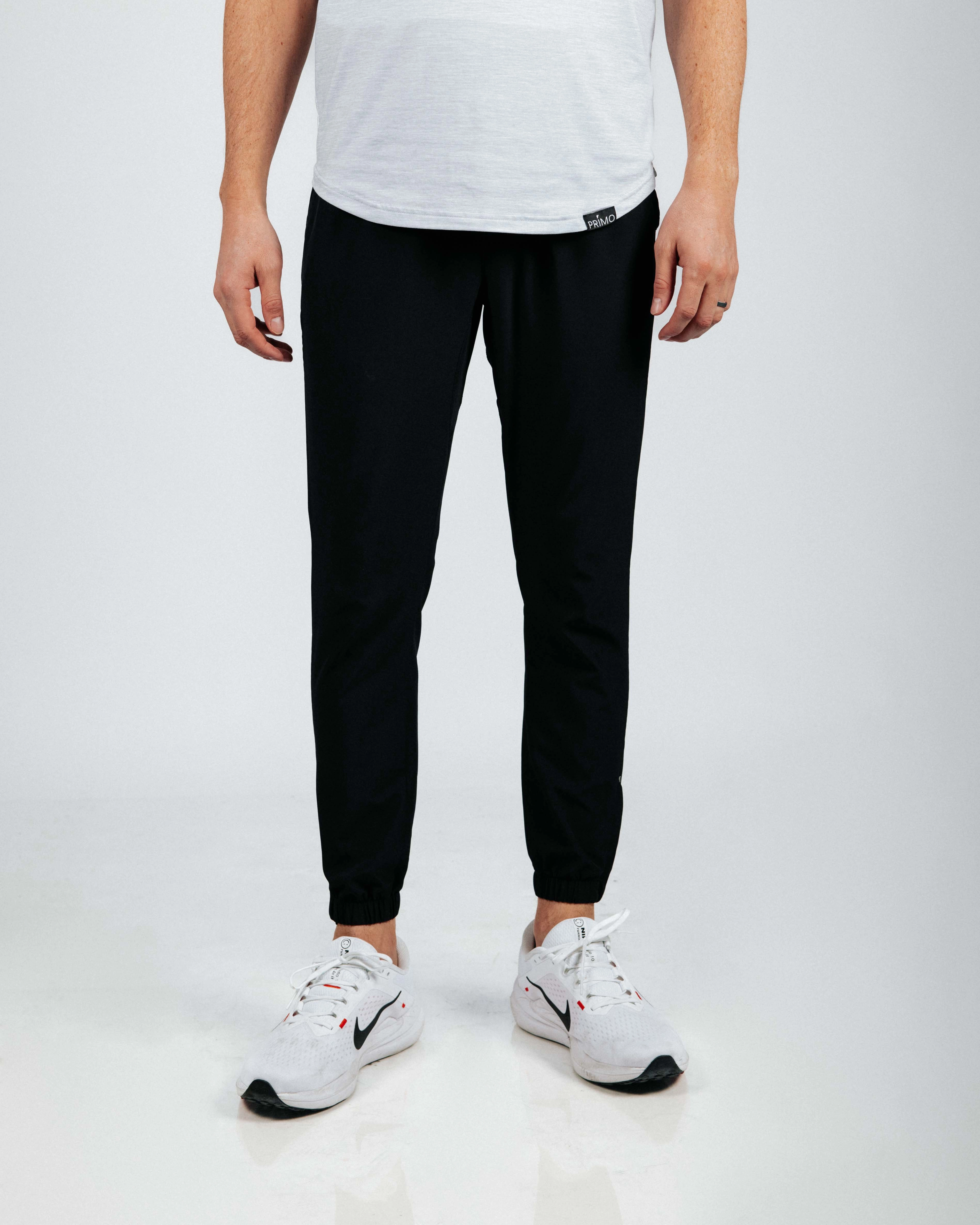 Casual Essentials Men's Black Active Jogger