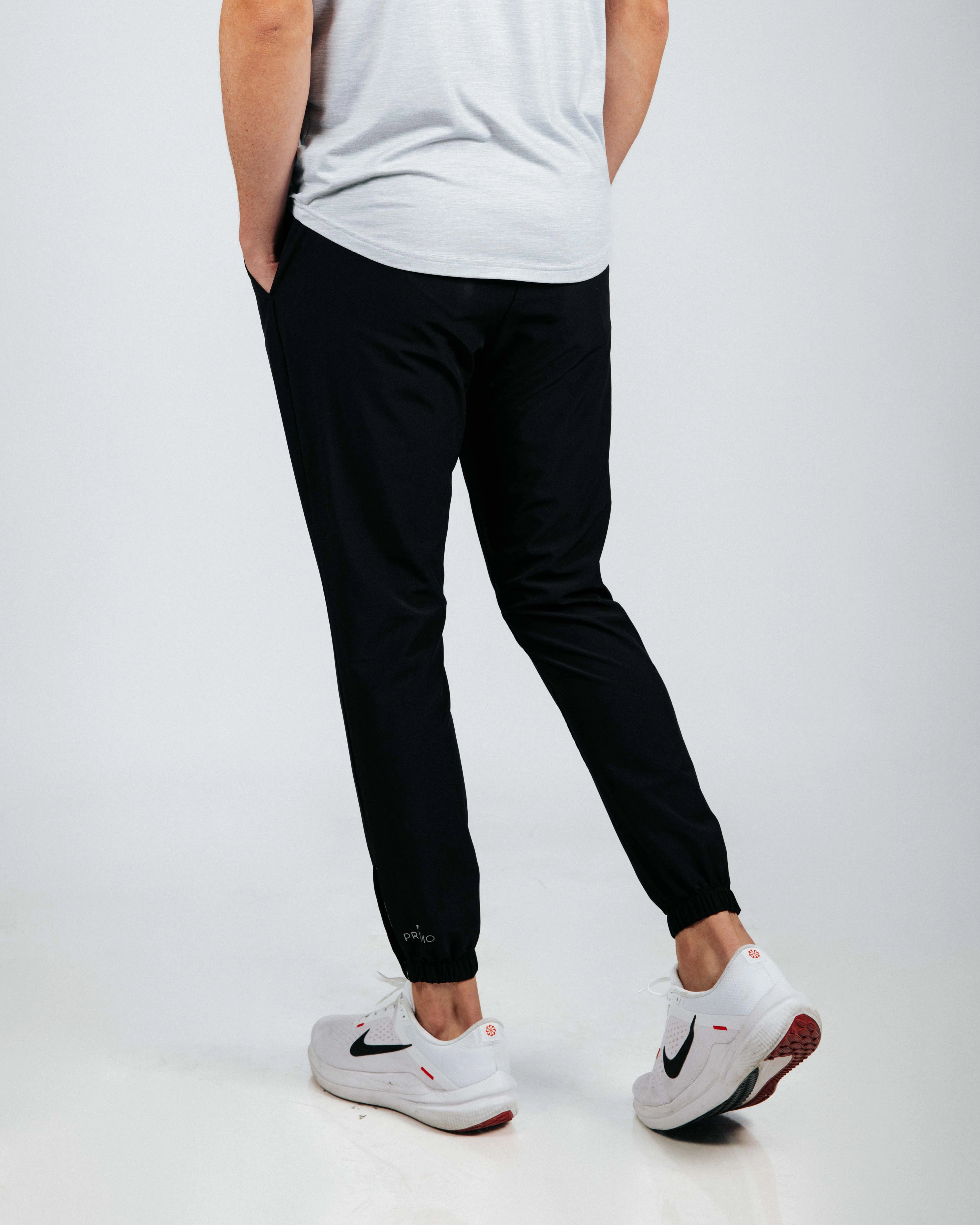 Men's Black Active Jogger Light Wear Fit No Bunching