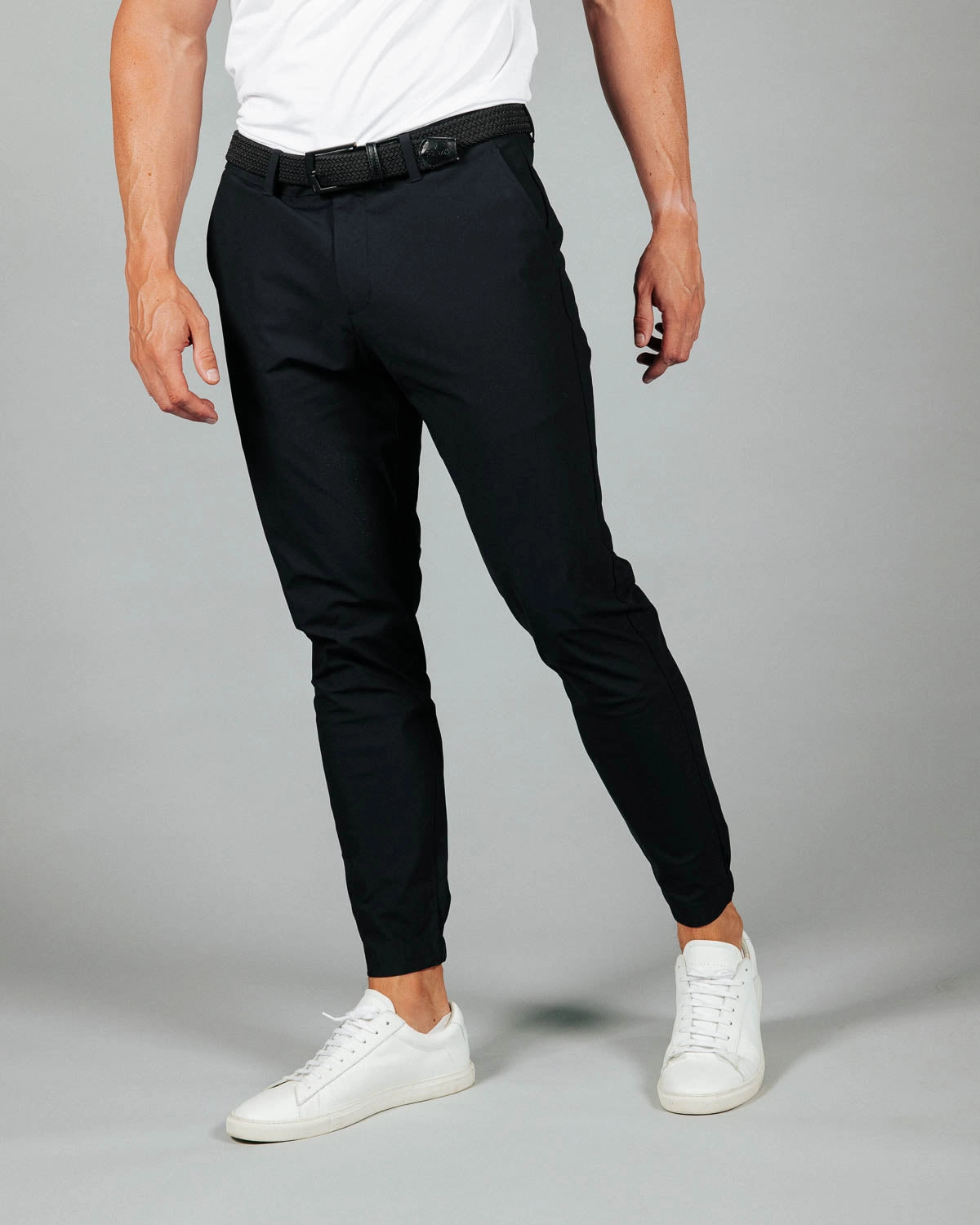 Men's Black City Jogger Low Profile Lounge-friendly