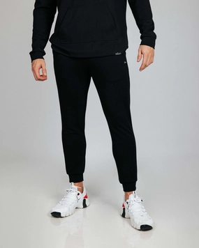 Ultra Soft Soft Material Men's Black Recovery Joggers