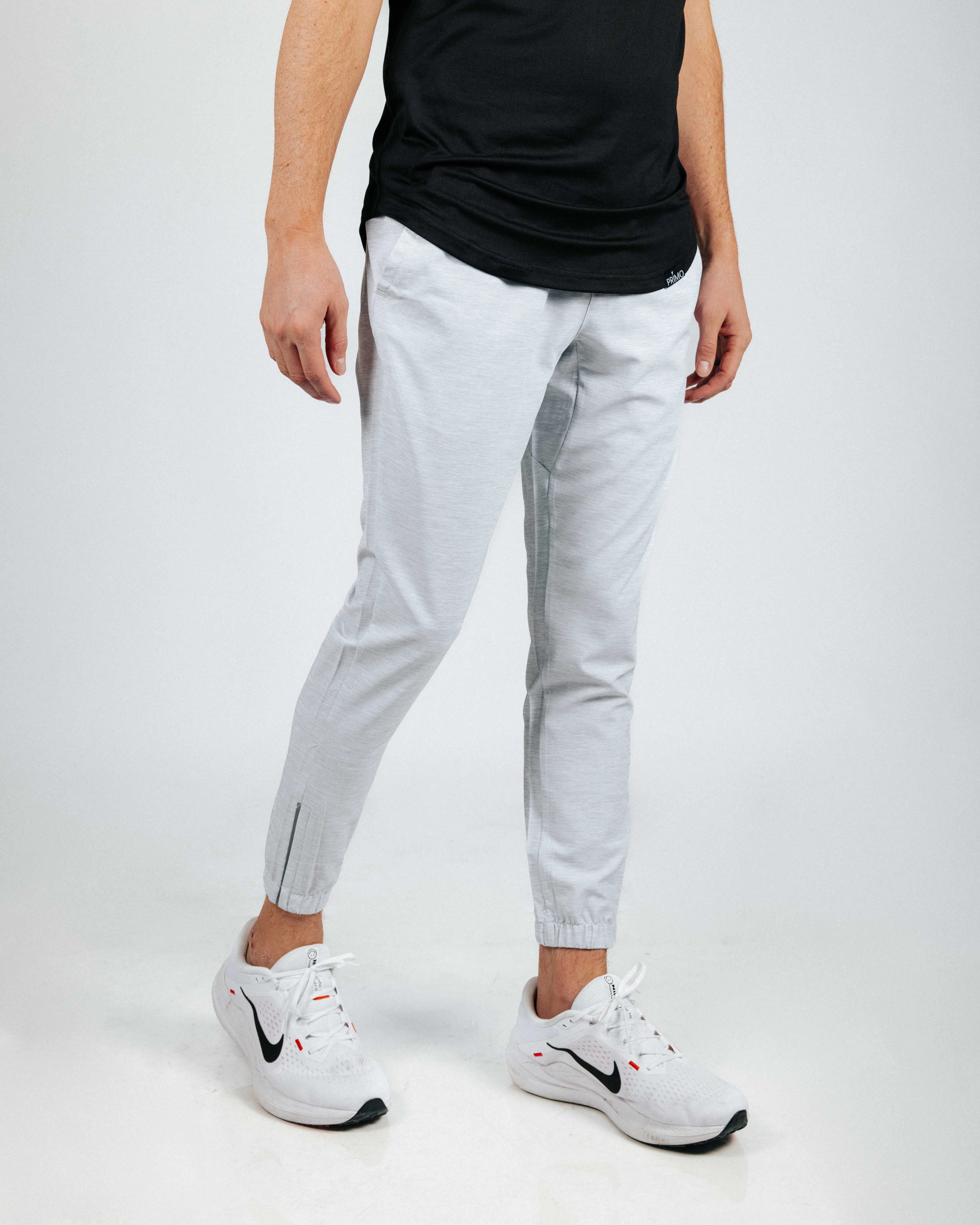Slimline Fit Men's Light Gray Active Jogger