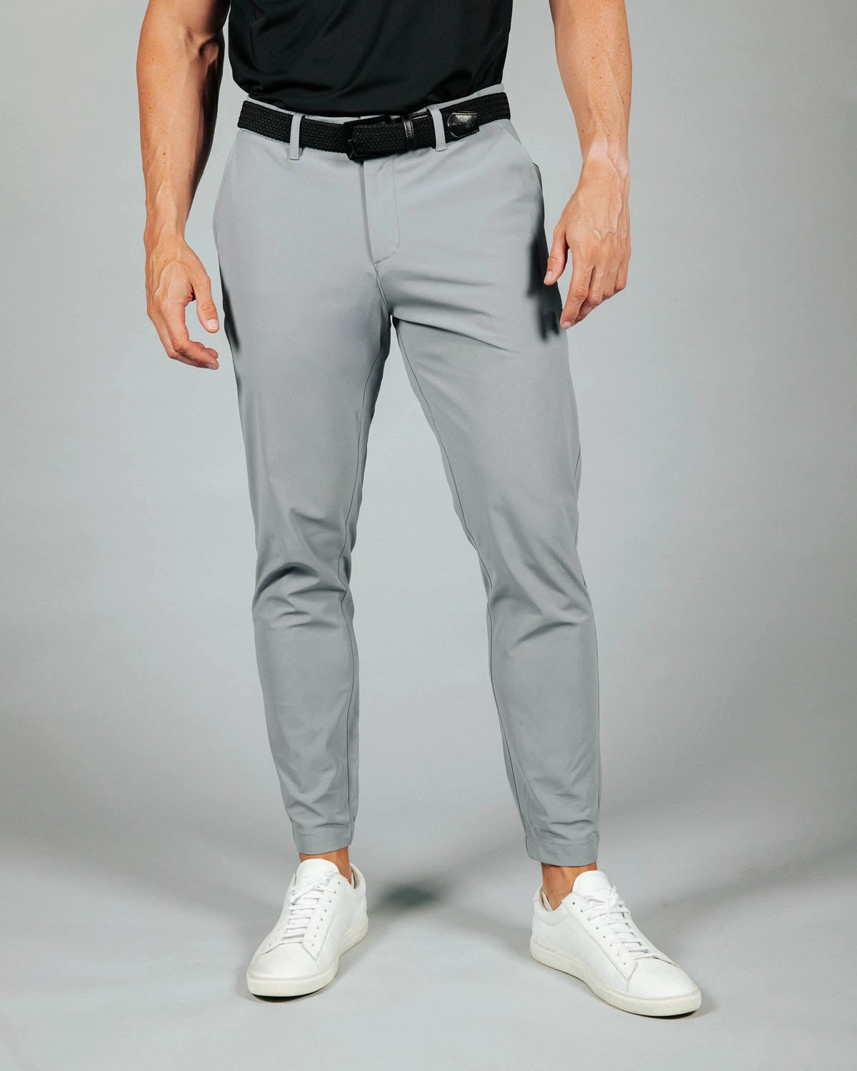 Flared bottom Durable Wear Men's Light Gray City Jogger