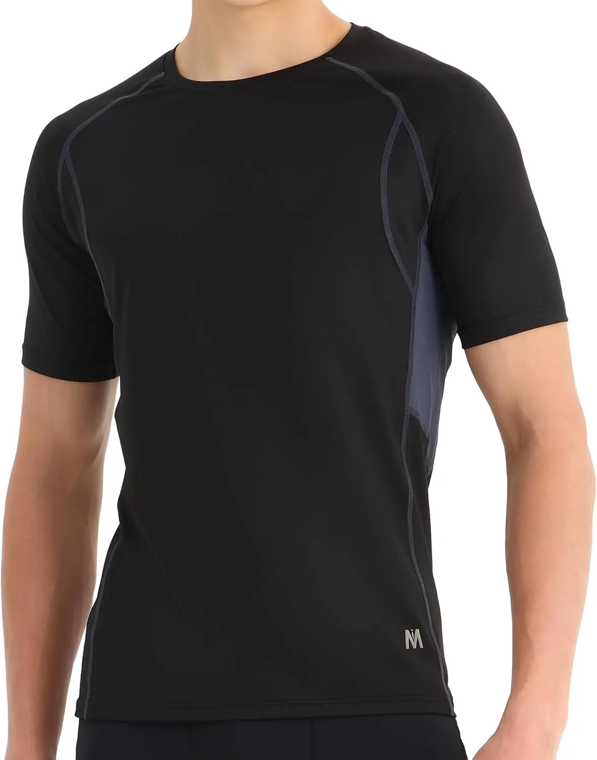 Men's 3-Pack Compression Shirts: Moisture-Wicking, Quick-Dry Baselayer for Gym & Running