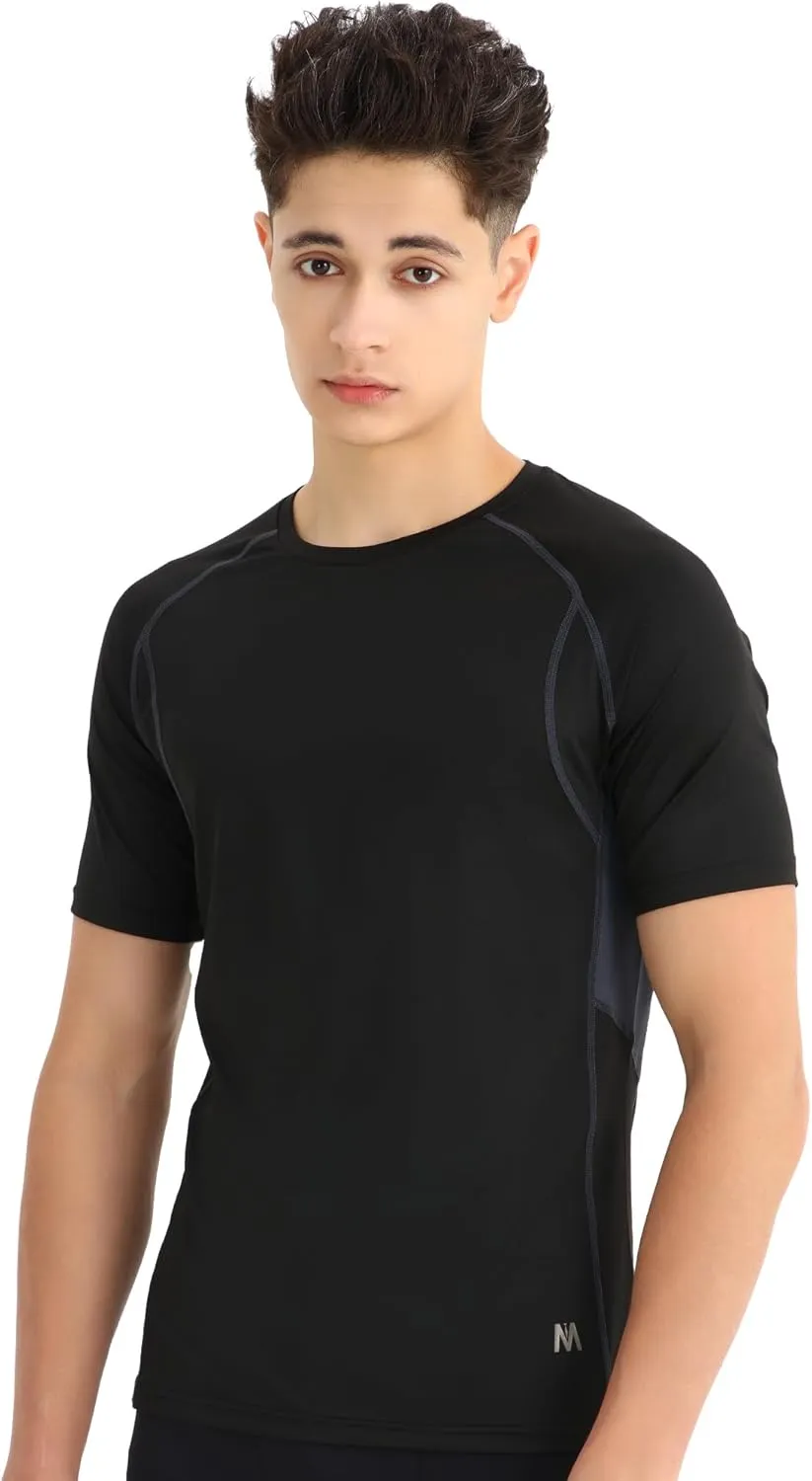 Men's 3-Pack Compression Shirts: Moisture-Wicking, Quick-Dry Baselayer for Gym & Running
