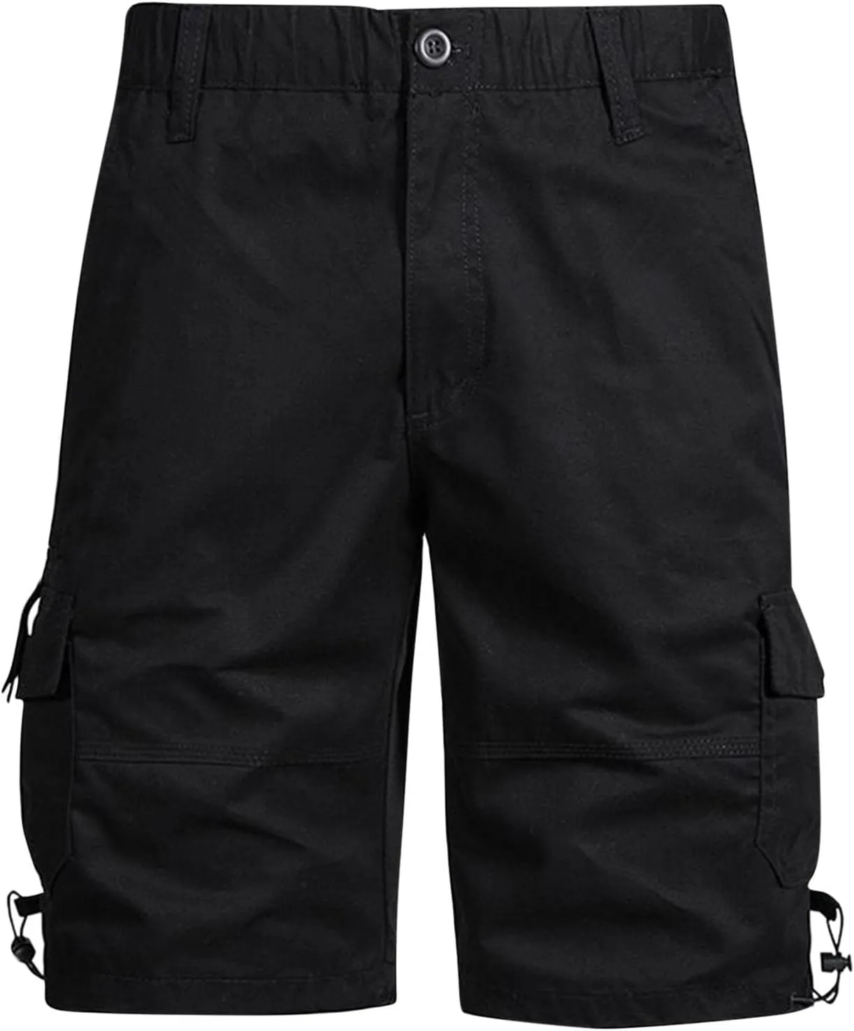 Men's Athletic Hiking Shorts Summer Outdoor Quick Dry Cargo Casual Work Hiking Elastic Waist Drawstring Beach Shorts