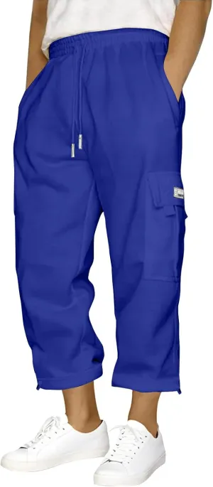 Mens Big and Tall Cargo Pants Baggy Lightweight Pockets Construction Casual Big and Tall Trousers Sweatpants