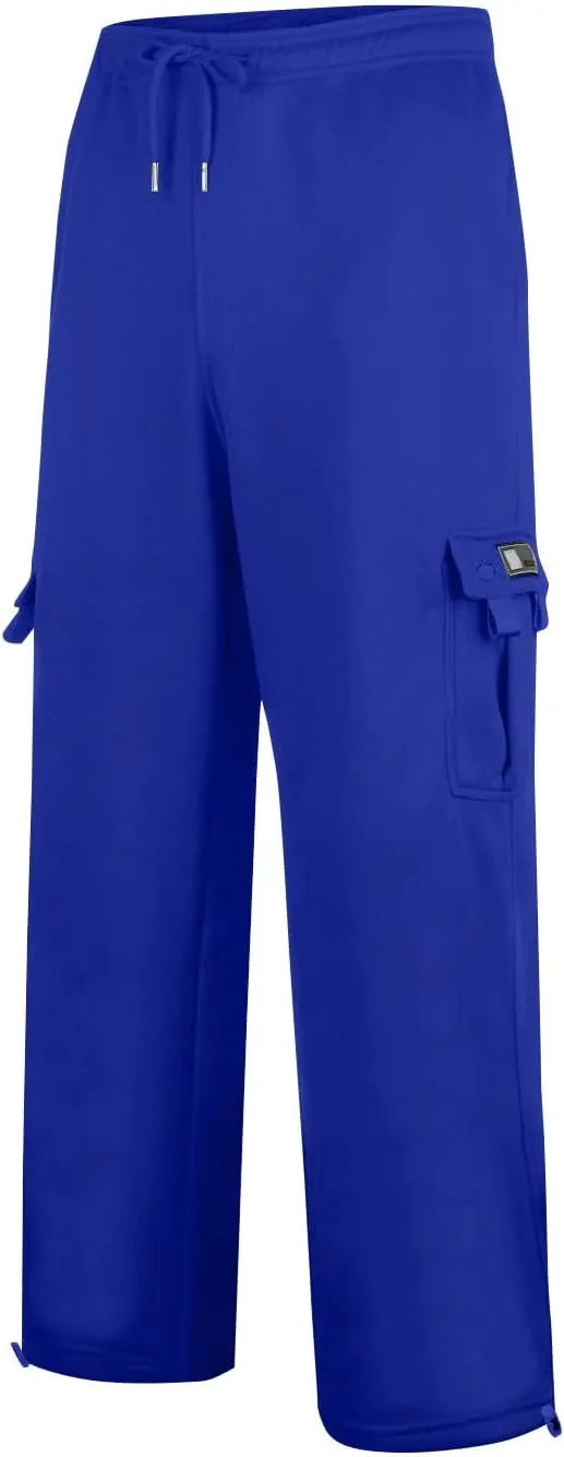 Mens Big and Tall Cargo Pants Baggy Lightweight Pockets Construction Casual Big and Tall Trousers Sweatpants