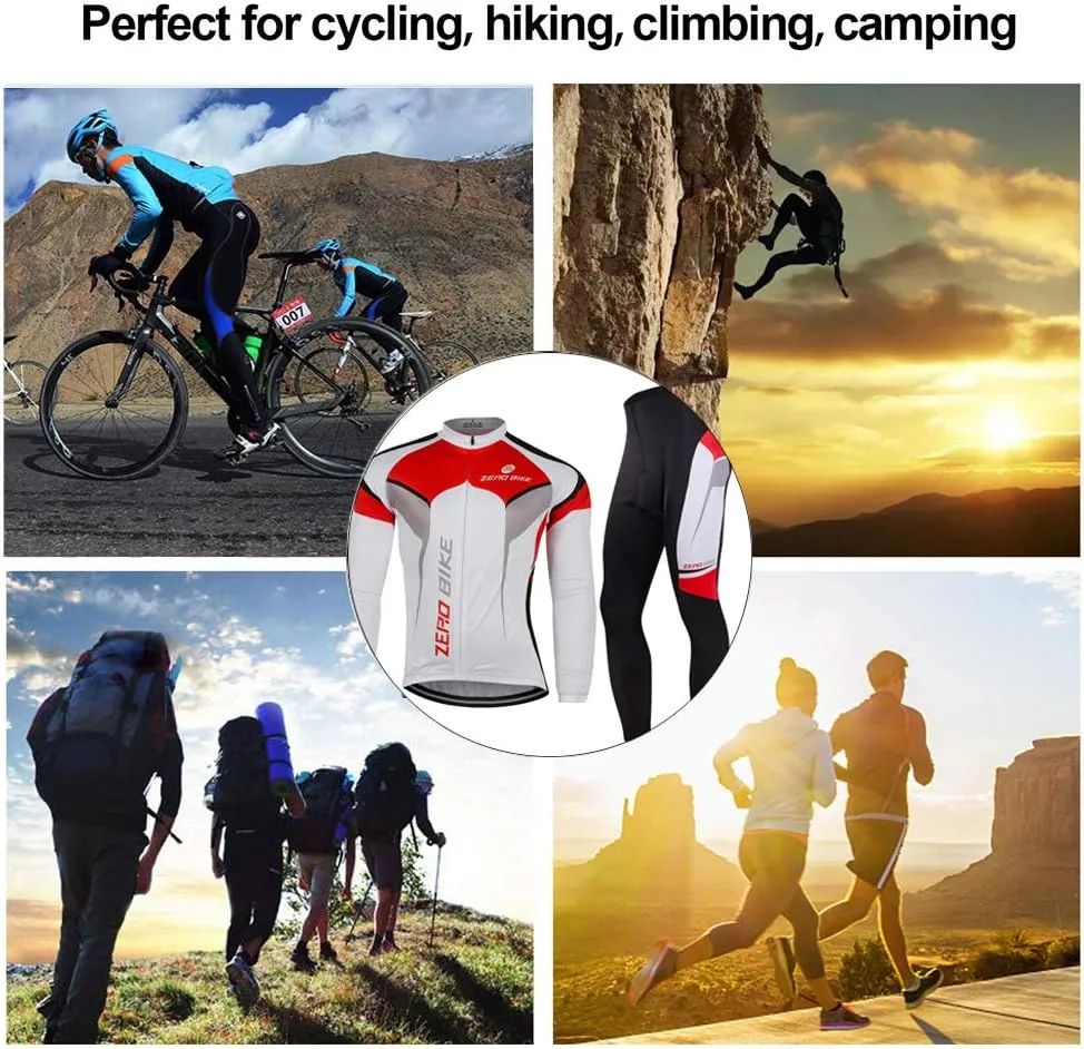 Men's Breathable Long Sleeve Cycling Jersey Fast Drying Mesh Cycling Cloting Road Mountain Biking Breathable Vest