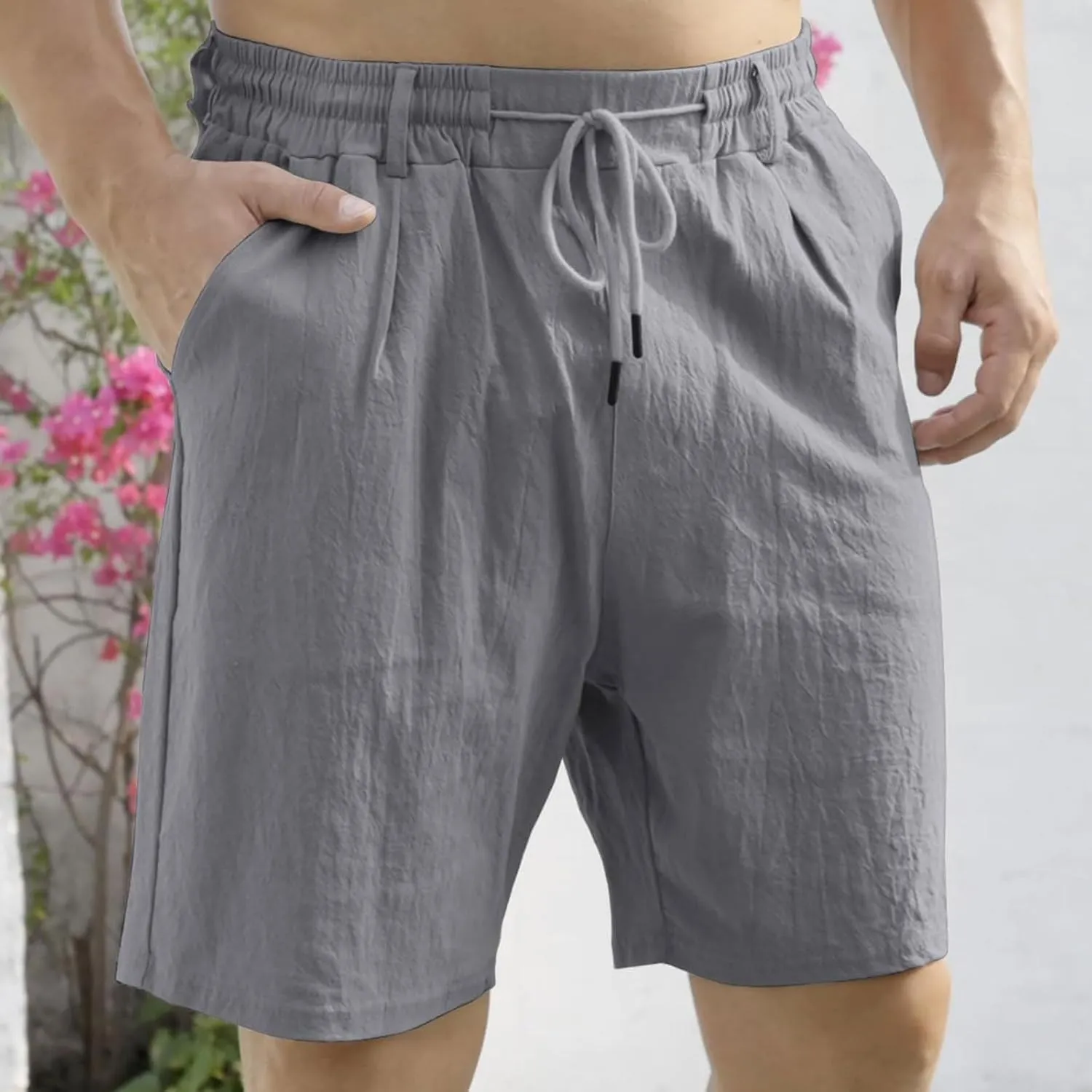 Mens Cargo Hiking Shorts Water Resistant Basketball Gym Workout Shorts for Men with Pockets Fashionable 2025