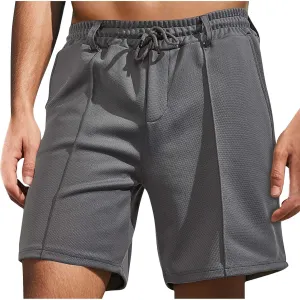 Mens Casual Linen Shorts Shorts Lightweight Waist Athletic Shorts Summer Quick Dry Beach Workout Running Casual Shorts