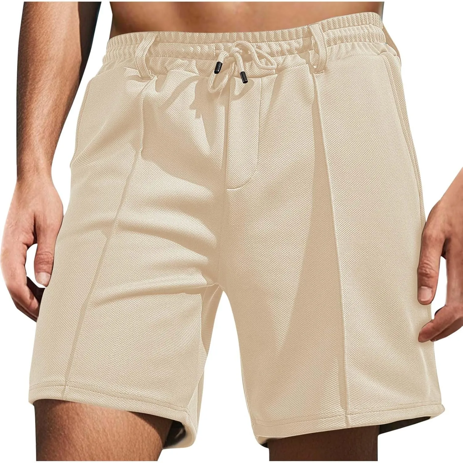 Mens Casual Linen Shorts Shorts Lightweight Waist Athletic Shorts Summer Quick Dry Beach Workout Running Casual Shorts