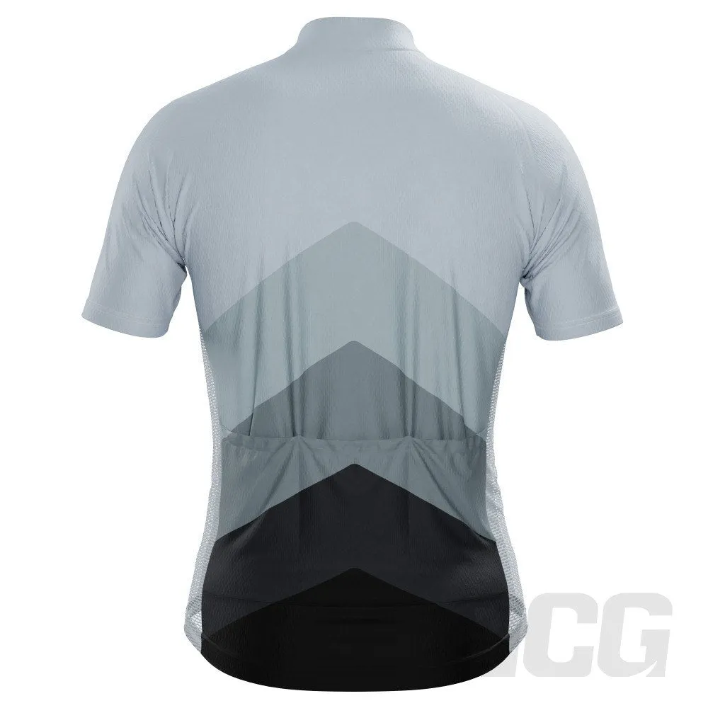 Men's Classic Mountain Peaks Short Sleeve Cycling Jersey