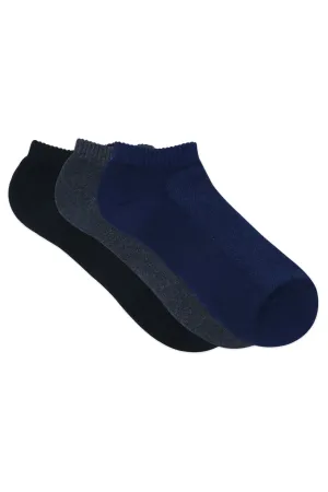 Men’s Cushioned Solid High Ankle Socks