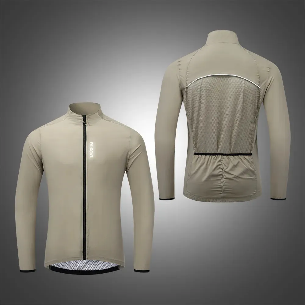 Men's Cycling Windbreaker Windproof Jacket Man Bicycle Jacket Ultralight Packable Road Bike Wind Jacket Vest Sleeveless