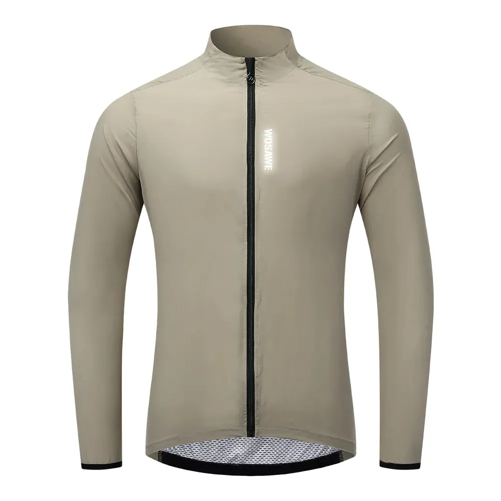 Men's Cycling Windbreaker Windproof Jacket Man Bicycle Jacket Ultralight Packable Road Bike Wind Jacket Vest Sleeveless