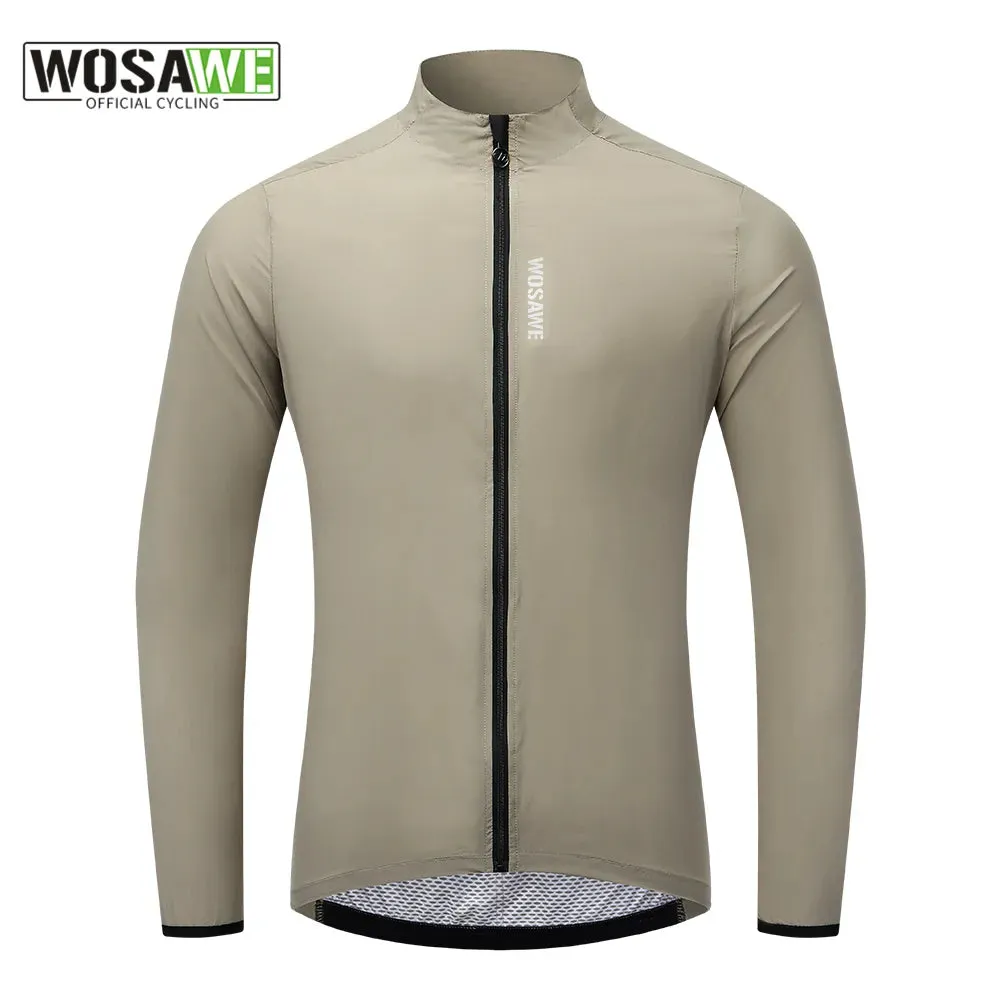 Men's Cycling Windbreaker Windproof Jacket Man Bicycle Jacket Ultralight Packable Road Bike Wind Jacket Vest Sleeveless