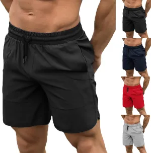 Men's Gym Workout Shorts 7 Inch Quick Dry Casual Athletic Shorts Lightweight Running Bodybuilding Shorts with Pockets