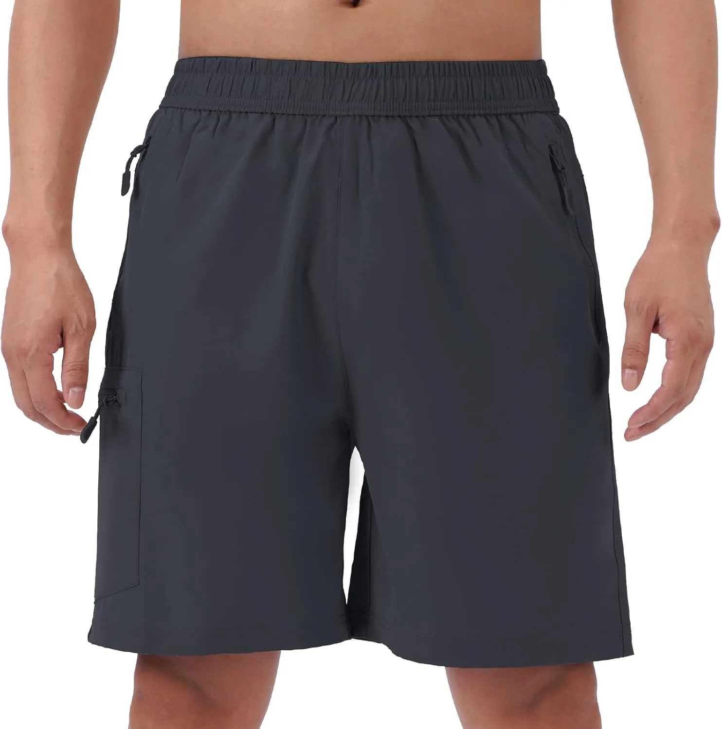Men's Hiking Cargo Shorts Quick Dry Athletic Workout Gym Shorts with 4 Pockets