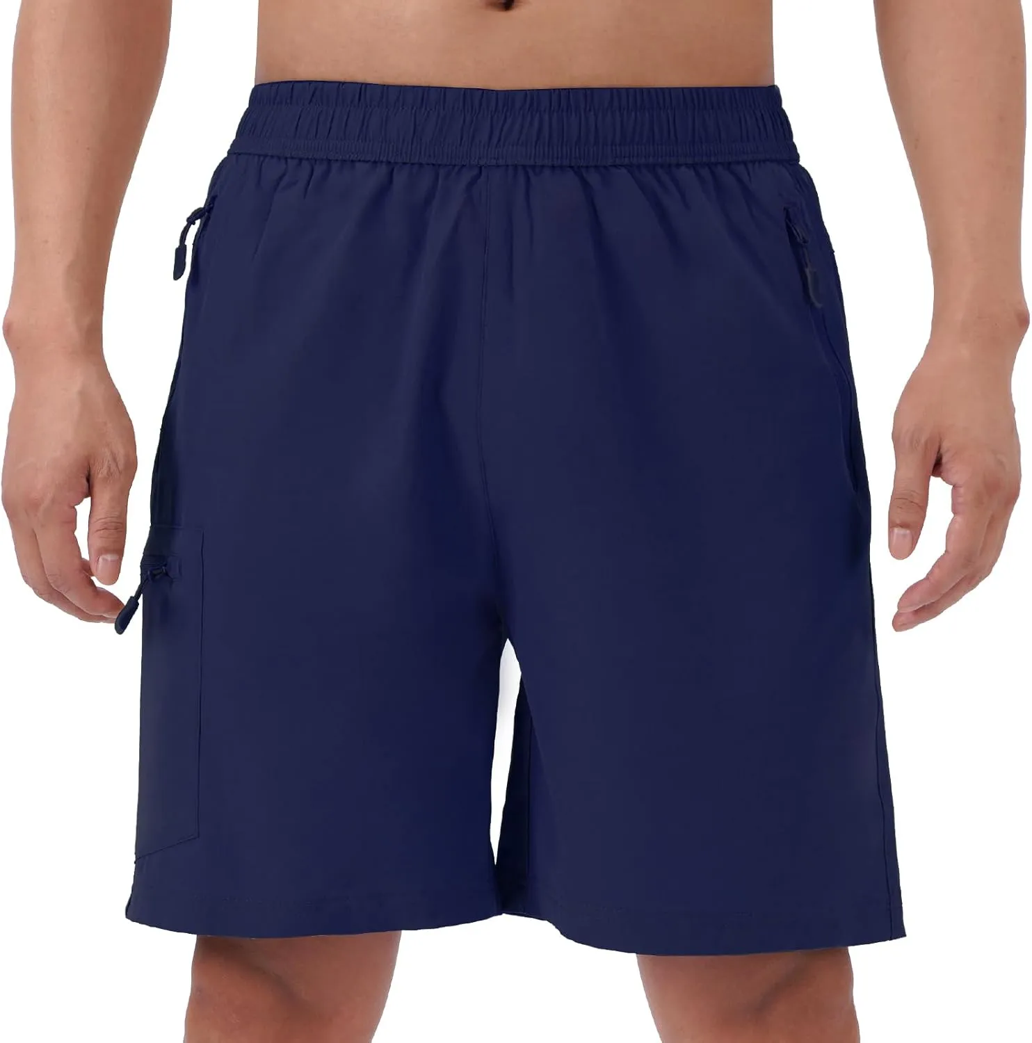 Men's Hiking Cargo Shorts Quick Dry Athletic Workout Gym Shorts with 4 Pockets