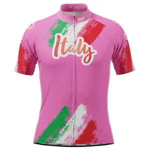 Men's Italy 100 Years Giro D'Italia Short Sleeve Cycling Jersey