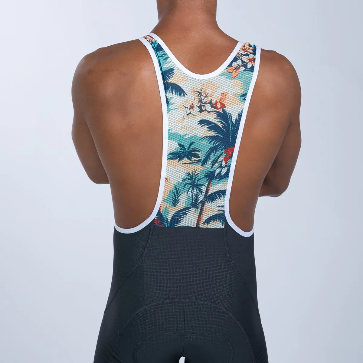 Men's Ltd Cycle Anthrocite Exos Bib - Vintage Hula