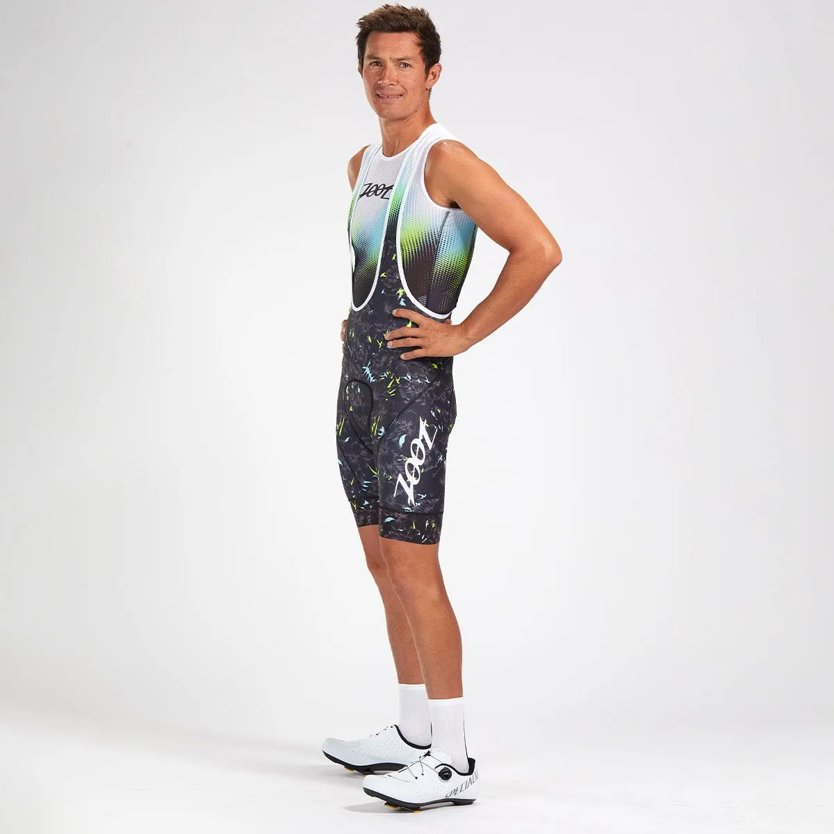 Mens LTD Cycle Bib - Live Aloha