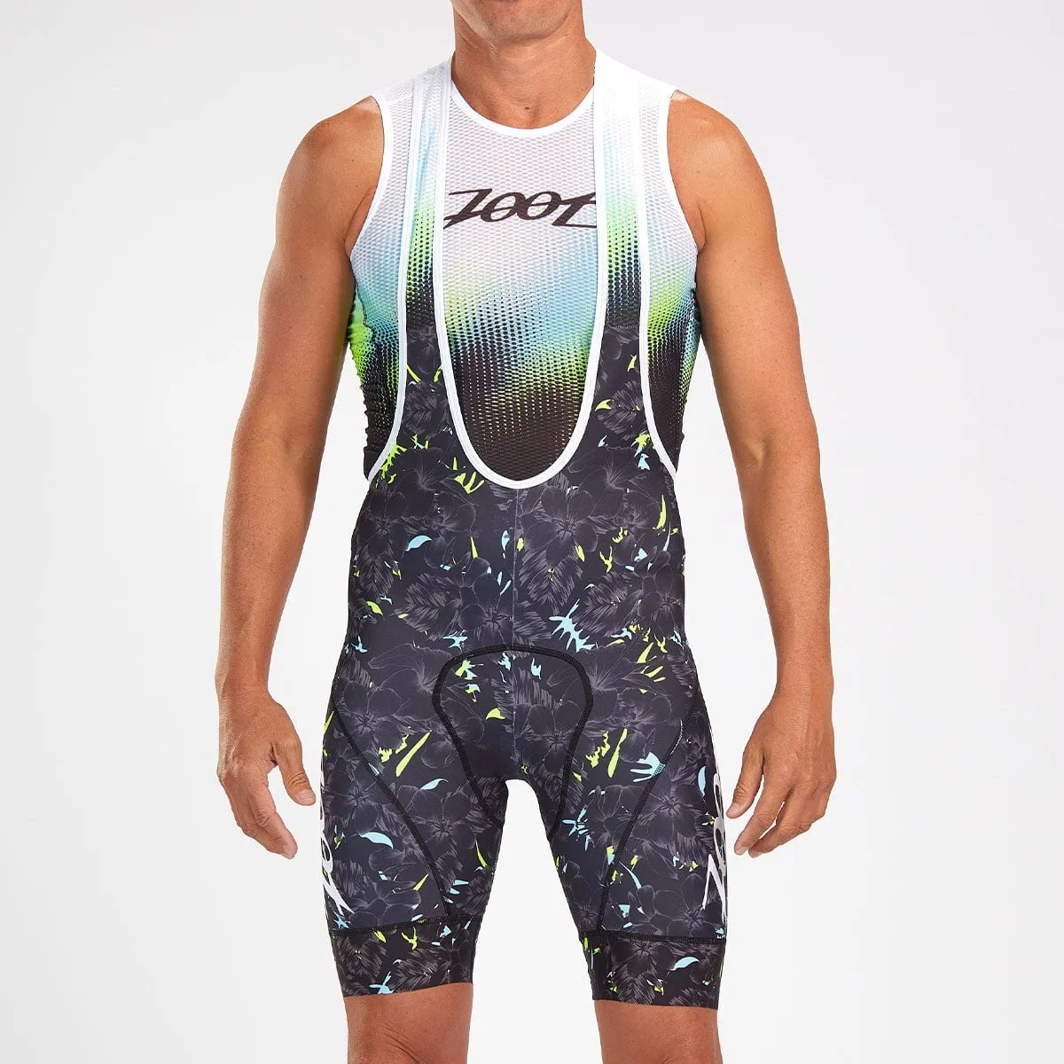 Mens LTD Cycle Bib - Live Aloha