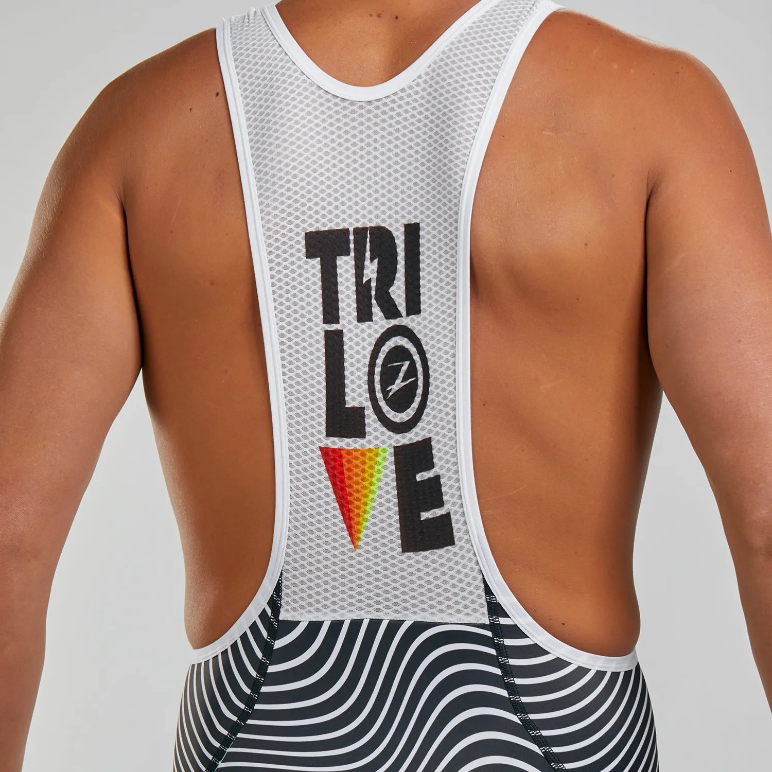 Mens LTD Cycle Bib - Tri Love