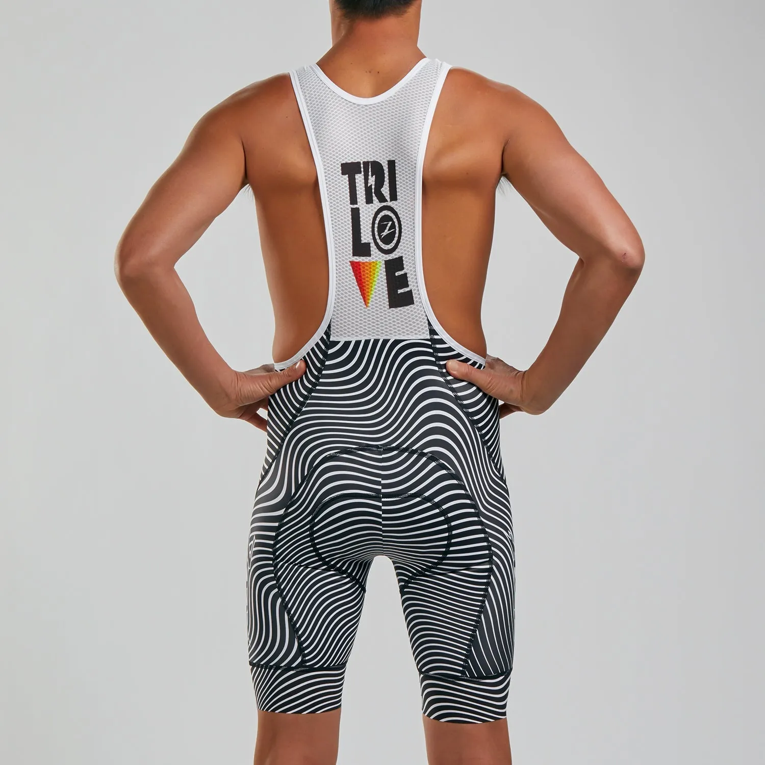 Mens LTD Cycle Bib - Tri Love