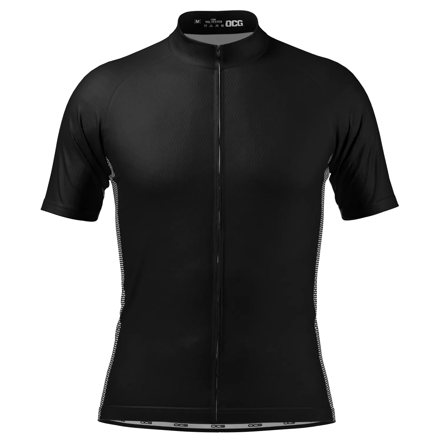 Men's OCG Plain Color Block Short Sleeve Cycling Jersey