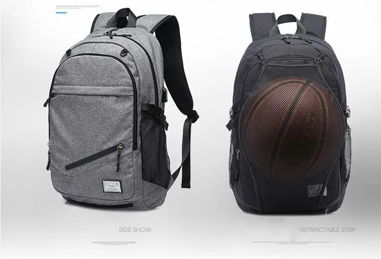 Men's Outdoor Net Basketball Backpack