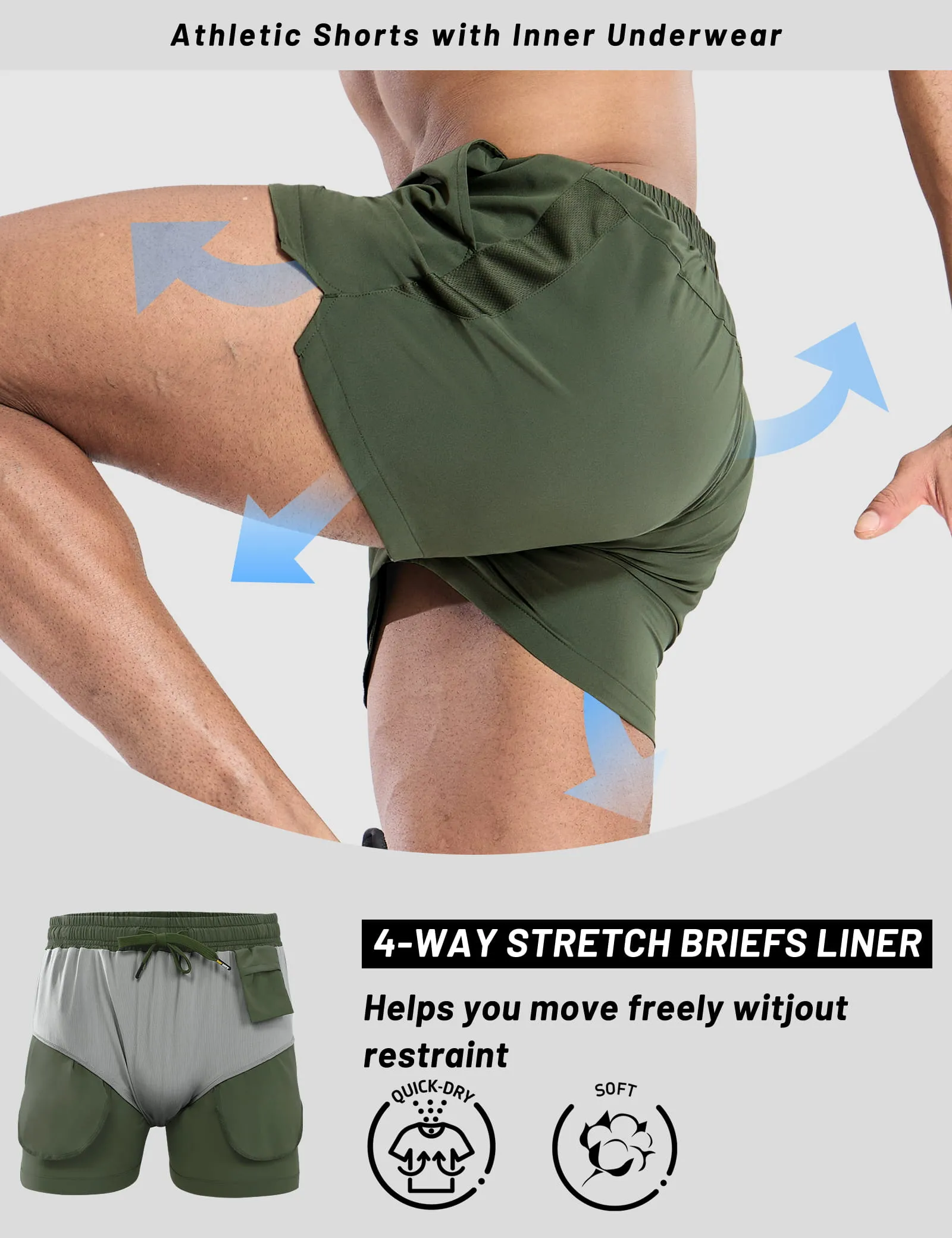 Men's PaceLite Split Shorts 3"