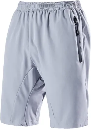 Men's Quick Dry Shorts Lightweight Hiking Shorts Outdoor Comfy Quick Dry Stretchy Work Cargo Shorts Zipper Pockets