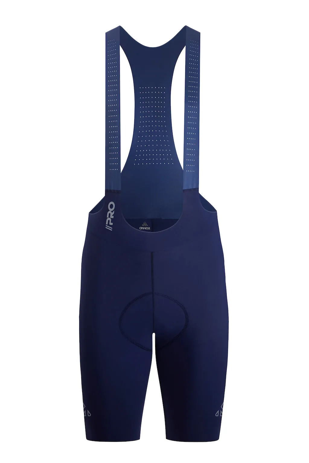 Men's Seamless Blue Pro Cycling Bib Shorts