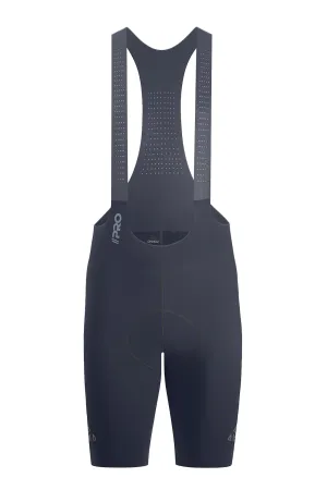 Men's Seamless Grey Pro Cycling Bib Shorts