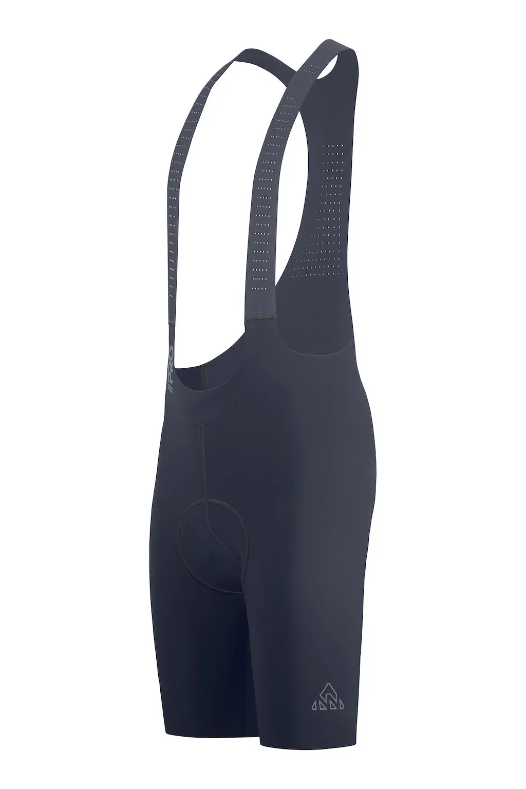 Men's Seamless Grey Pro Cycling Bib Shorts