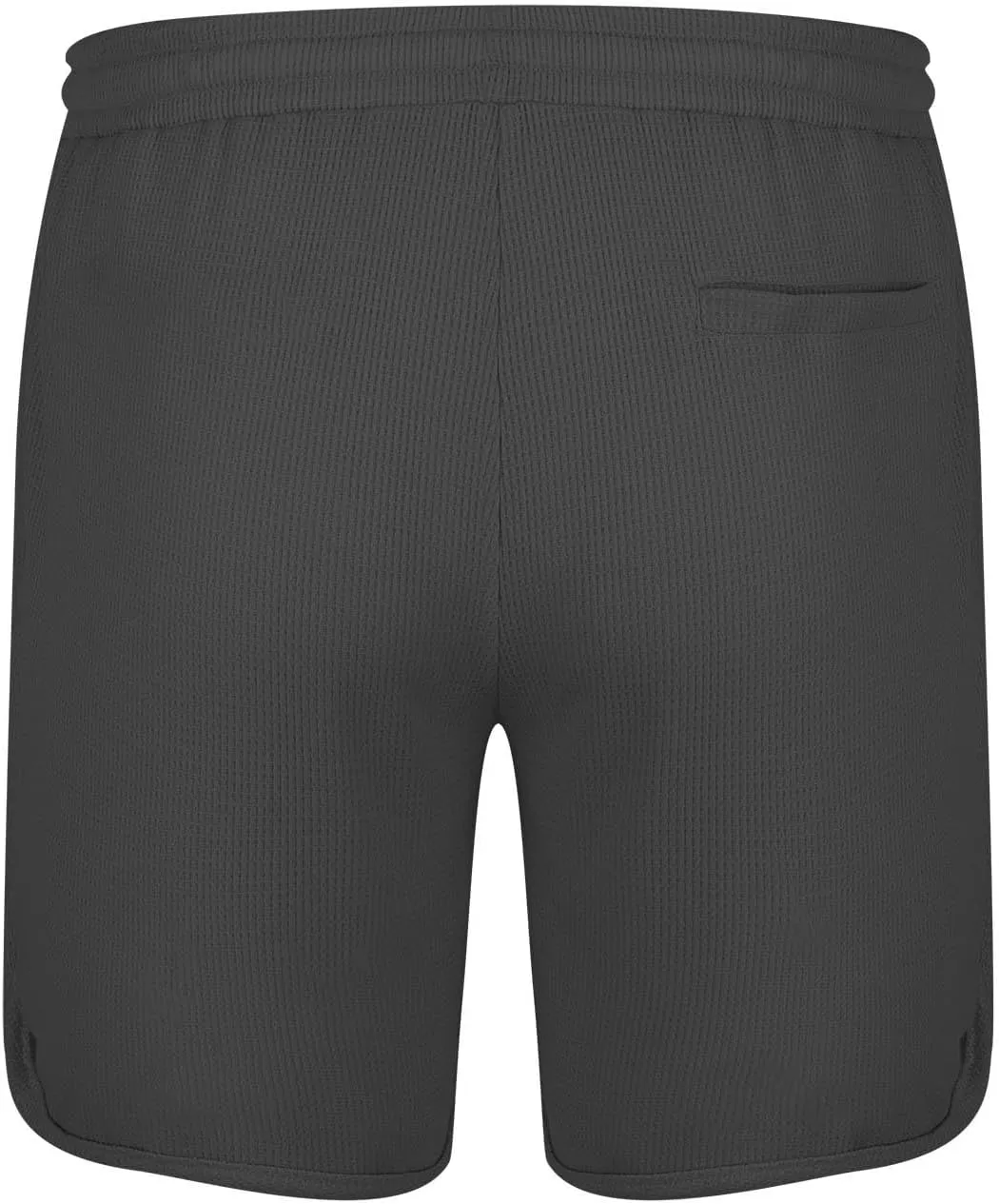 Mens Short Casual Waffle Knit Breathable Summer Beach Shorts Breathable Comfy Lounge Shorts Short Pants