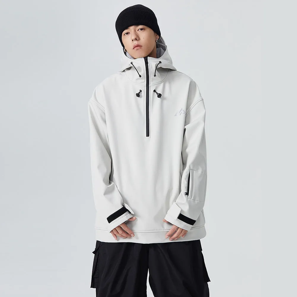 Men's Snowboard Anorak Jacket Outdoor Winter Hoodie